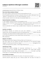 Vorschau - Arbeitsblätter - Autismus-Spektrum-Störungen verstehen (mit Lückentext und Übungen) - Seite 1
