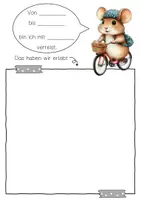 Vorschau - Arbeitsblätter - Mausklasse Reisetagebuch zum freien Schreiben - Seite 2