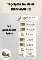 Vorschau - Anderer Materialtyp - Tagestransparenz/ Tagesplan Otterklasse Version 2 - Deckblatt