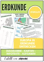 Vorschau - Unterrichtsreihen - Sparpaket Erdkunde‑Materialien: Kontinente - Asien, Afrika, USA & Europa - Deckblatt