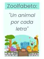 Vista previa - Decoración del aula - "Zoolfabeto: Un animal por cada letra" - Portada