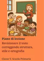 anteprima - Piani di lezione - Revisionare il testo correggendo struttura, stile e ortografia - Pagina di copertina
