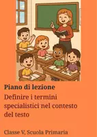 anteprima - Piani di lezione - Definire i termini specialistici nel contesto del testo - Pagina di copertina
