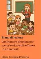 anteprima - Piani di lezione - Confrontare sinonimi per scelta lessicale più efficace - Pagina di copertina