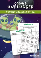 anteprima - Esercizi - Coding Unplugged - Avventura galattica - Pagina di copertina