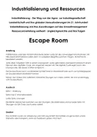 Vorschau - Stundenentwürfe - Landwirtschaft & Ressourcen (Landnutzung, Rohstoffe, Ernährung) (Großes Materialpaket) - Deckblatt