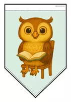 Vorschau - Mal- und Bastelvorlagen - Eulenklasse - Girlande (Schulstart) - Seite 3