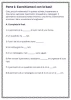 anteprima - Esercizi - Contare i lati e sommare le lunghezze per trovare il perimetro - Pagina 1