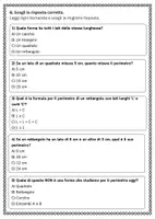 anteprima - Esercizi - Contare i lati e sommare le lunghezze per trovare il perimetro - Pagina 2