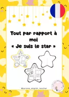 Vista previa - Manualidades / Dibujos para colorear - TOUT PAR RAPPORT À MOI- JE SUIS LE STAR (LA RENTRÉE SCOLAIRE) - página 1