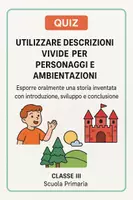 anteprima - Quiz - Utilizzare descrizioni vivide (personaggi, ambientazioni) - Pagina di copertina