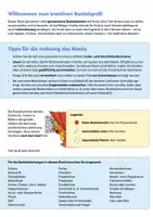 Vorschau - Mal- und Bastelvorlagen - Lass uns basteln – Bastelbuch ab 5 Jahre – Einhörner - Seite 1