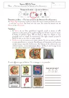 Aperçu - Préparation de séance / Séance complète - Trace écrite PEAC - Arts visuels - Lettrine et enluminure - Page 1