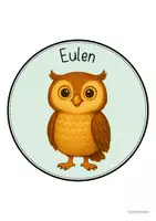 Vorschau - Mal- und Bastelvorlagen - Eulenklasse - Wand- & Türdeko (Schulstart) - Seite 3