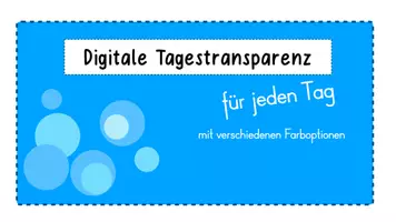 Vorschau - Präsentationen/Tafelbilder - Digitale Tagestransparenz - Seite 1
