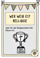 Vorschau - Spiele - Interaktives Quiz: Wer weiß es? - Reli-Quiz - Deckblatt