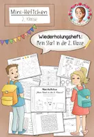 Vorschau - Arbeitsblätter - Wiederholungsheft Klasse 1 | Mini-Heft Deutsch Mathe - Deckblatt