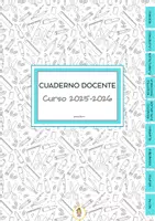 Vista previa - Para docentes: organización, planificación y formación - CUADERNO DOCENTE 2025-2026 (Español) Modelo azul - página 1