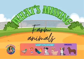 Vorschau - Spiele - What’s missing - Farm animals, Bauernhoftiere - Deckblatt