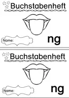 Vorschau - Arbeitsblätter - Miniheft zum Buchstaben ng - Seite 2