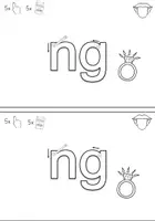 Vorschau - Arbeitsblätter - Miniheft zum Buchstaben ng - Seite 3