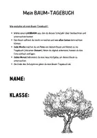 Vorschau - Arbeitsblätter - Mein BAUM-TAGEBUCH - Seite 1