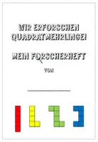 Vorschau - Unterrichtsreihen - Forscherheft Quadratmehrlinge (Würfelnetze) - Klasse 3-4 - Seite 2