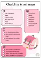 Vorschau - Anderer Materialtyp - Checkliste / Packliste für Schulranzen | für jeden Tag - Seite 3