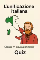 anteprima - Quiz - L´unificazione italiana - Quiz - Pagina di copertina