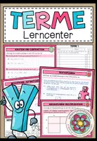Vorschau - Stationenlernen - TERME (ohne Potenzen) - Lerncenter / Lerntheke - Deckblatt