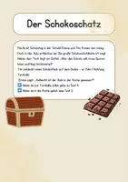 Vorschau - Arbeitsblätter - Lesespurgeschichte - Der Schokoschatz - Seite 2