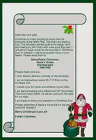 Vorschau - Arbeitsblätter - Writing a letter to Father Christmas, UK, mit echter Postadresse - Seite 1