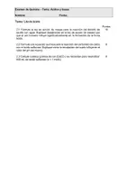 Vista previa - Hojas de trabajo - Examen de Química Tema Ácidos y bases (editable) - página 3