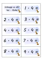 Vorschau - Spiele - Einmaleinsspiel - Schnapp es dir! 4er & 8er Reihe - Seite 2