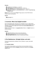 Vorschau - Arbeitsblätter - Deutscher Satzbau mit Lösungen! - Seite 1