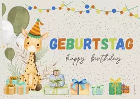 Vorschau - Mal- und Bastelvorlagen - XXL-Set: Unsere Geburtstage (Giraffenklasse) - Seite 3