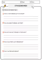 Vorschau - Arbeitsblätter - Straßenbahnen Arbeitsblätter mit Fragen + Lösungen AB - Seite 3