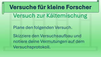 Vorschau - Arbeitsblätter - Versuche für kleine Forscher - Versuch zur Kältemischung Präsentation - Seite 2