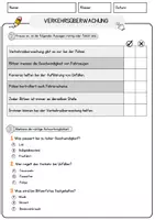 Vorschau - Arbeitsblätter - Verkehrsüberwachung Arbeitsblätter mit Fragen + Lösungen AB - Seite 2