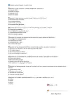 Aperçu - Tests - 📘 4 évaluations de lecture sur «Le Petit Prince» de Antoine de Saint-Exupéry (versions A/B) – pour un contrôle ciblé chapitre par chapitre en classe - Page 2