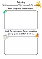 Vorschau - Mal- und Bastelvorlagen - Forest animals | Anmalen / Painting Englisch - Kunst - Seite 3