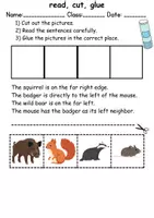 Vorschau - Arbeitsblätter - Forest animals Logicals - Englisch Leserätsel - Seite 2
