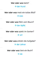 Vorschau - Stationenlernen - Subjekt erkennen - Übungskarten mit Lösung - Seite 2