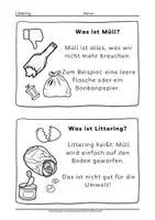 Vorschau - Arbeitsblätter - Littering Arbeitsblätter zu Müll Abfall Arbeitsheft - Seite 2