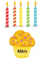 Vorschau - Poster - Muffin Geburtstagskalender mit Kerzen - Seite 3