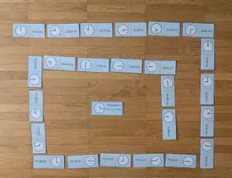 Vorschau - Spiele - Uhrendomino: Viertel Stunden, mit Ziffern, 24h, (V2) - Seite 3