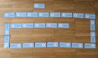 Vorschau - Spiele - Uhrendomino: Viertel Stunden, mit Ziffern, 24h, (V3) - Seite 3