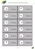 Vorschau - Spiele - Uhrendomino: Viertel Stunden, mit Ziffern, 24h, (V3) - Seite 2