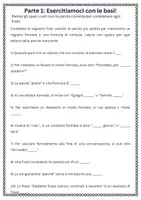 anteprima - Materiale interattivo - Utilizzare formule di cortesia e frasi complesse in registro formale - Pagina 1