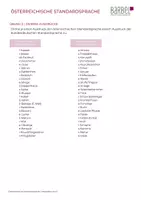 Vorschau - Arbeitsblätter - Österreichische Standardsprache | Wortschatz | A2 - Seite 2